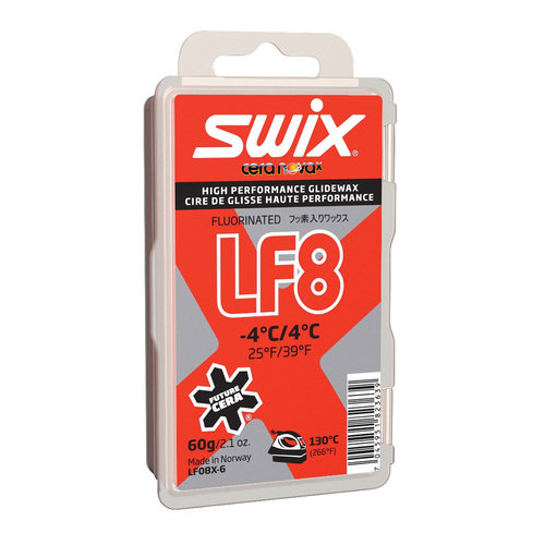 Мазь скольжения SWIX LF8X Red 60гр (-4С/+4C)